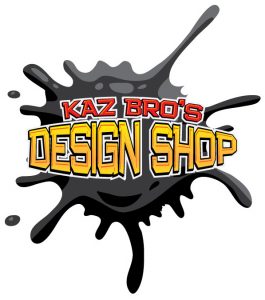 kaz bros design shop logo