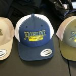 Set of three custom hats created by Kaz Bros Design Shop